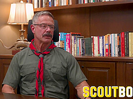 ScoutBoys Hung Scoutmaster Reece Scott Barebacks Pretty Twink Hard