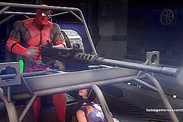 Deadpool Saves A Busty Bitch