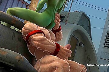 She Hulk And The Rock Hard Juggernaut