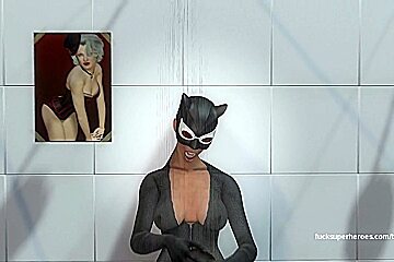 Robin And Cat Woman – Meow