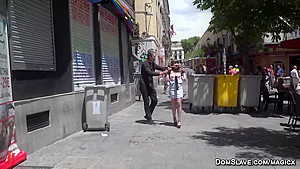 Bound Busty Babe Paraded In Public Then Fucked I – Luna Rival And Steve Holmes