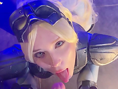 Horny Nova From Starcraft Sucks Cock And Swallows Cum